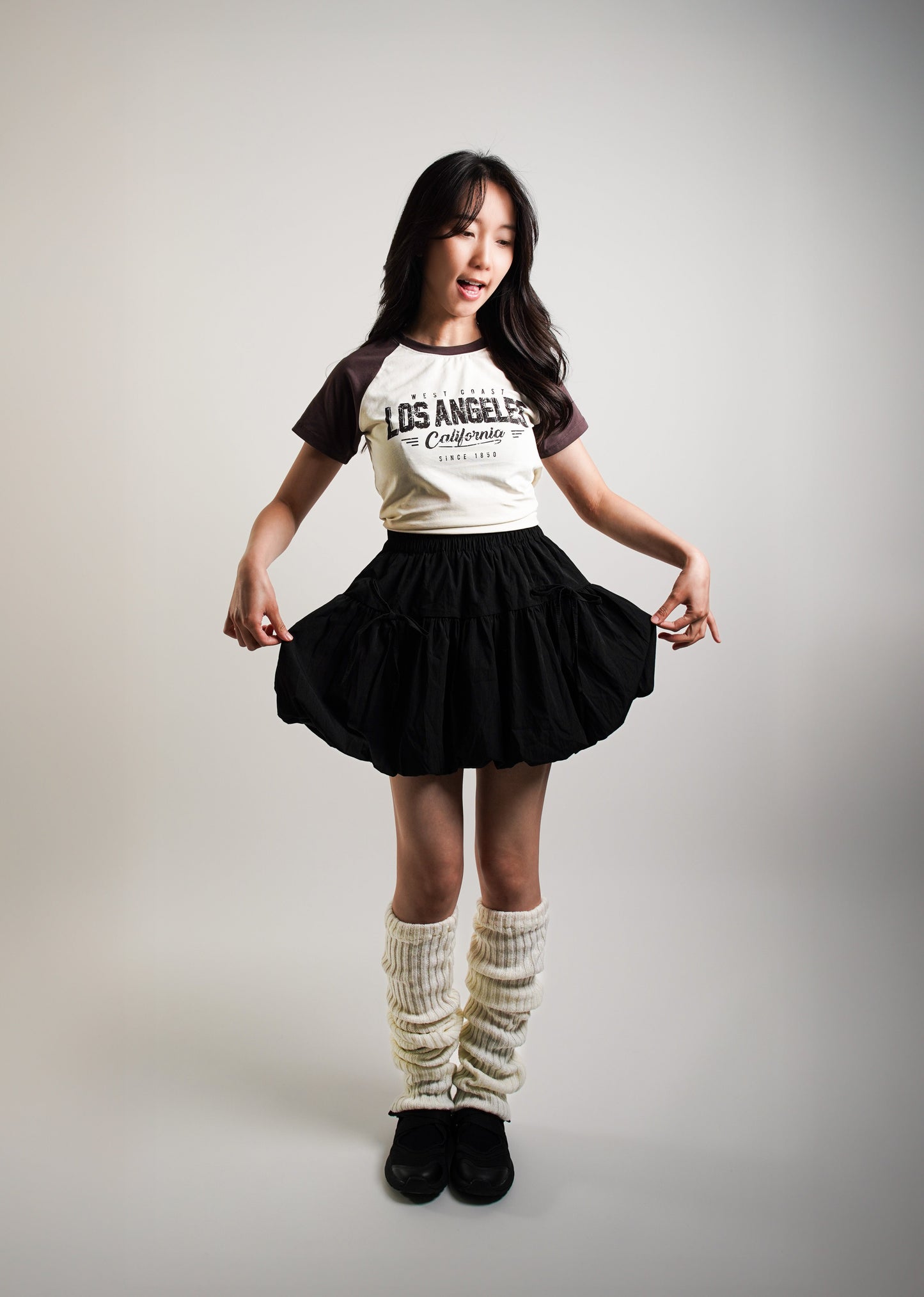Los Angeles California Graphic Raglan Tee