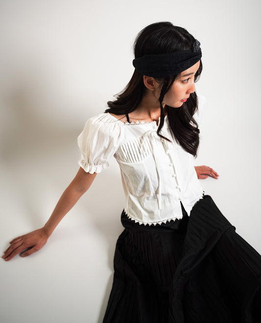 Puff Sleeve Off Shoulder Blouse