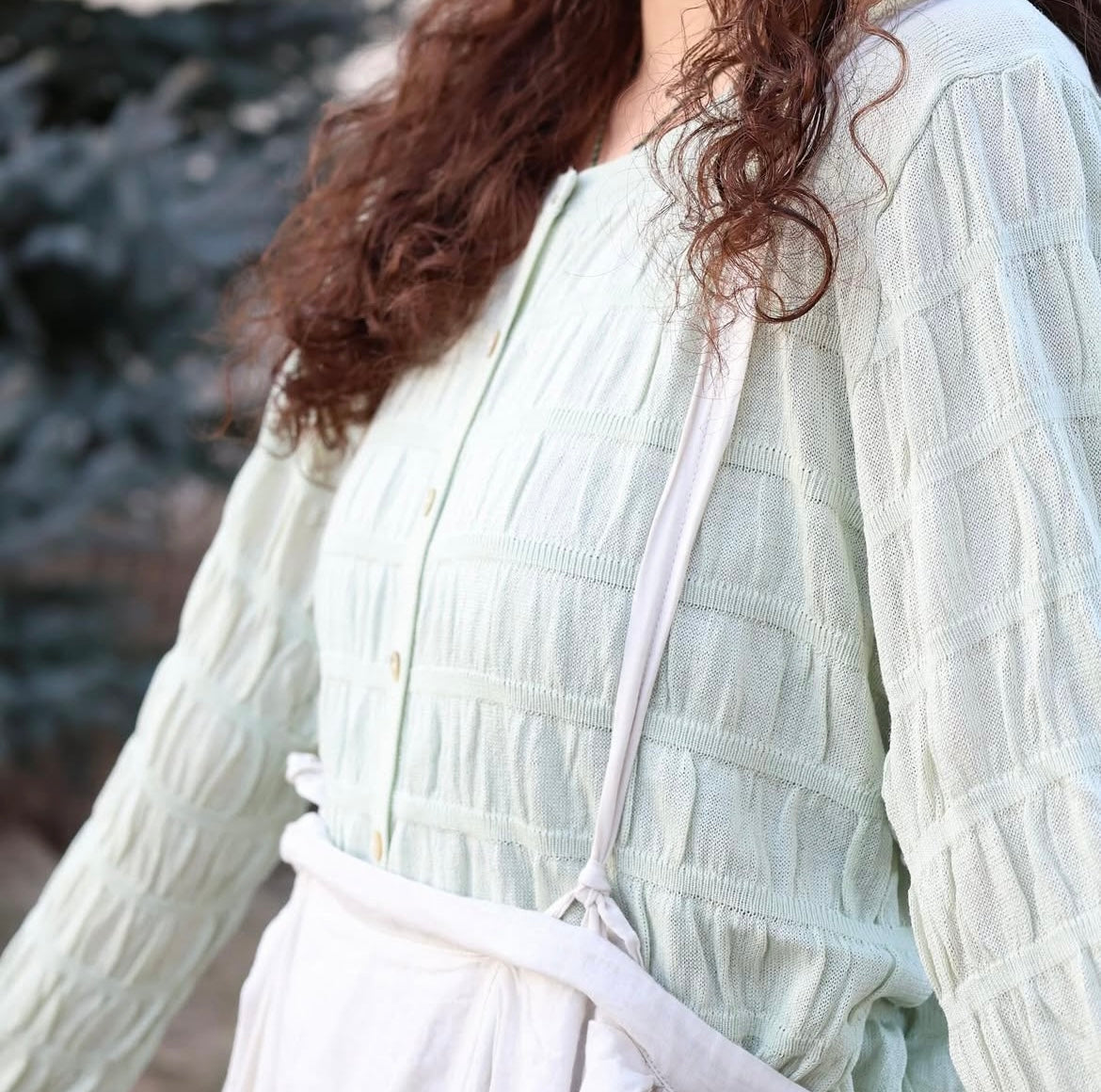 2-Way Shirring Front & Back Shirt