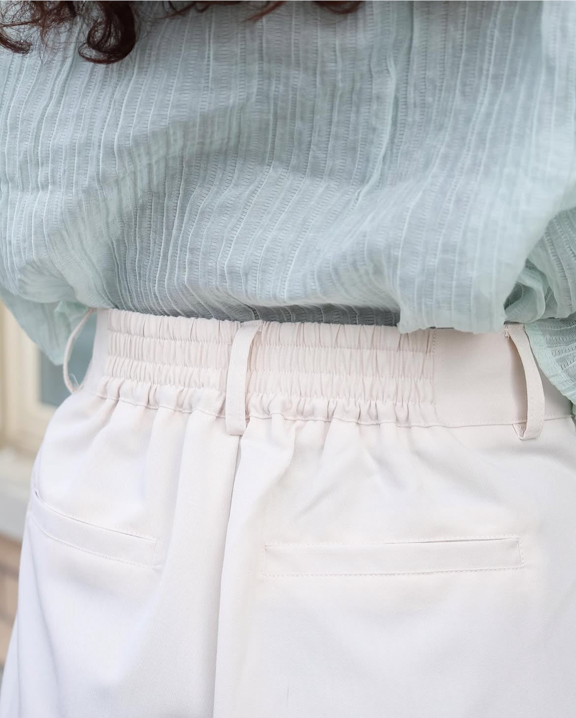Front Pleated Wide Pants