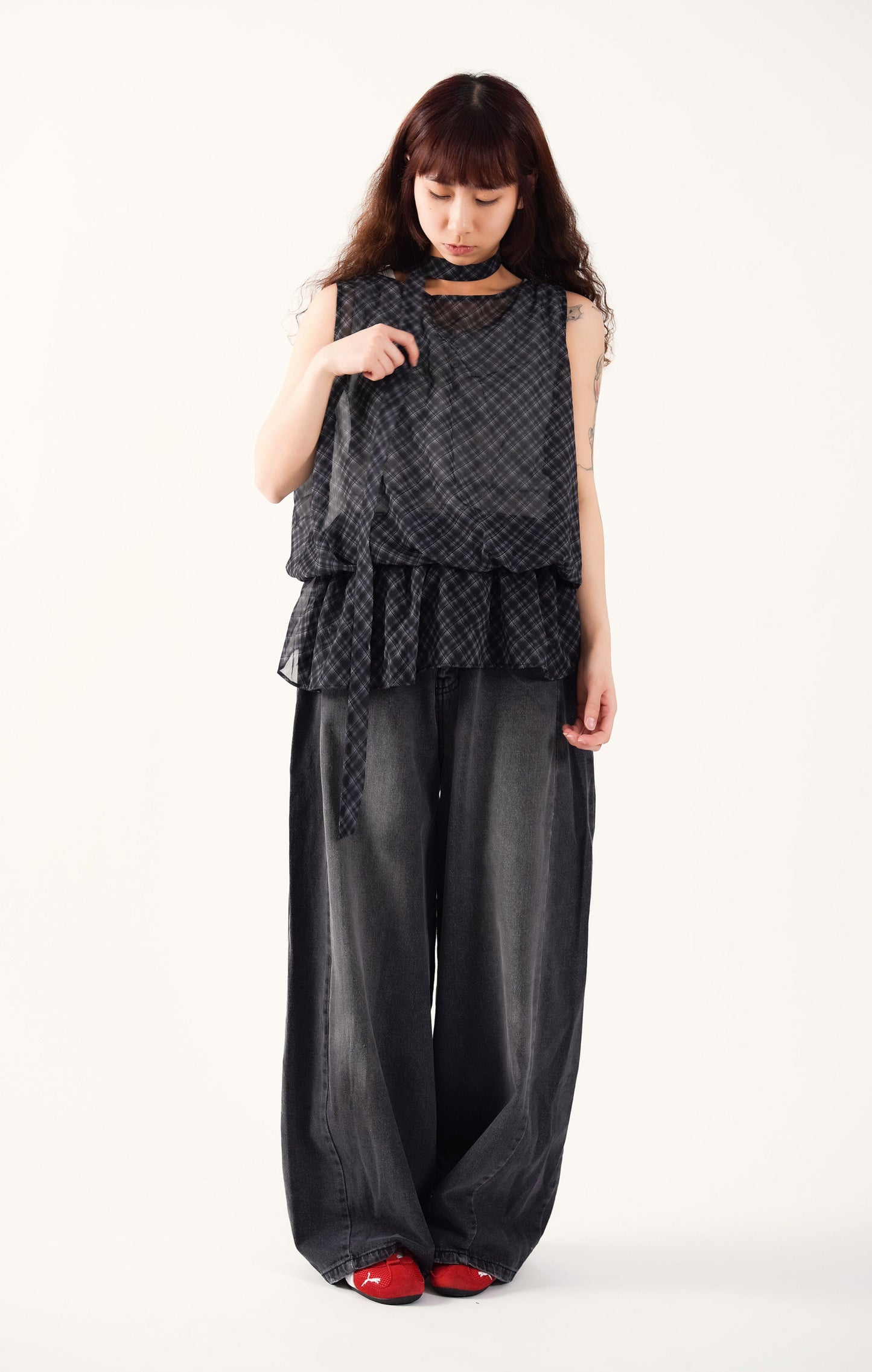 Easygoing Denim Flow Wide Jeans