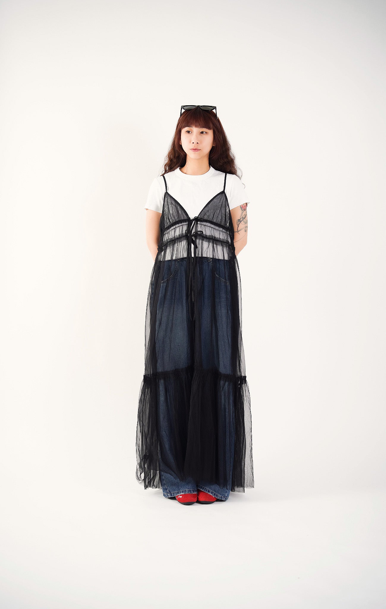 2-way Tulle Camisole Dress
