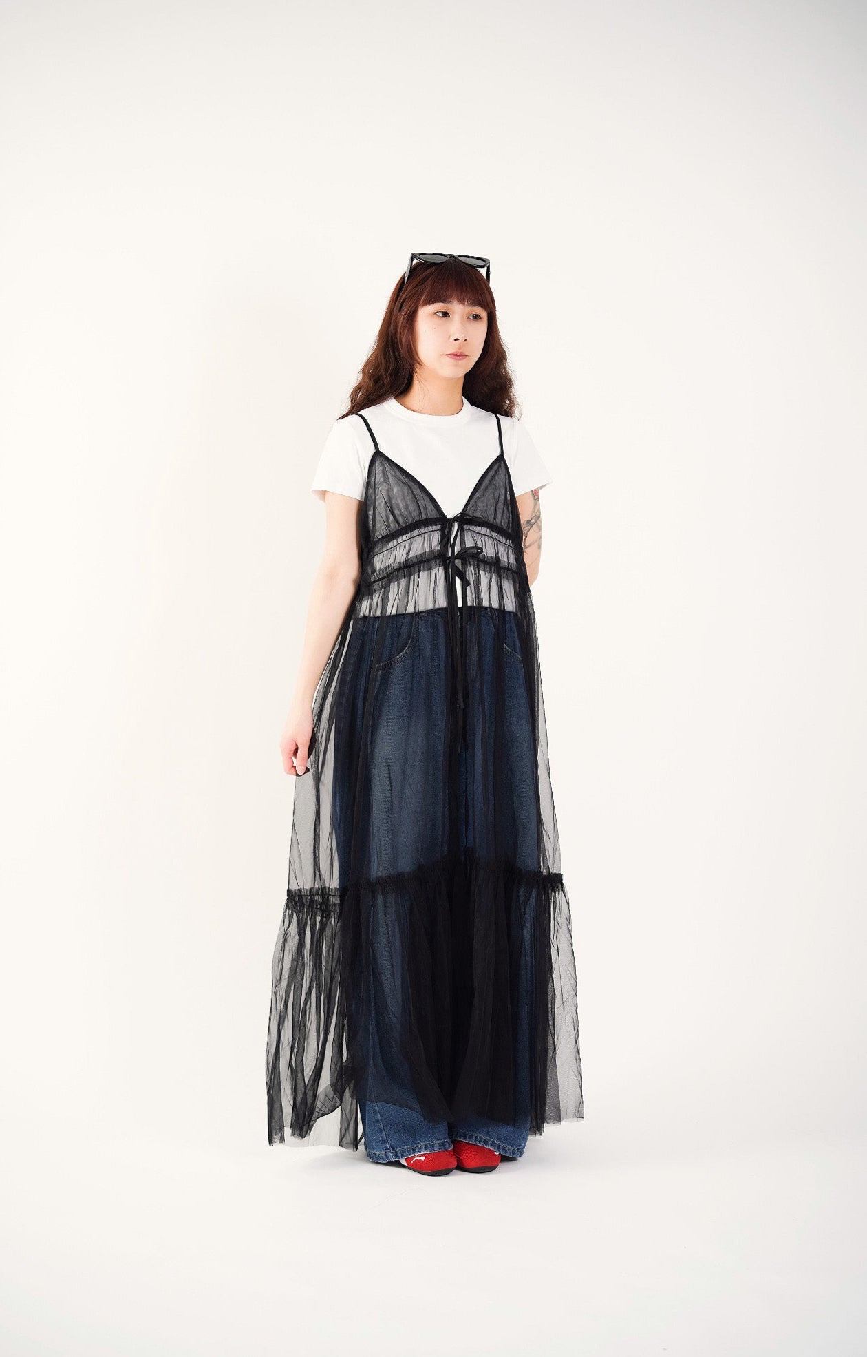 2-way Tulle Camisole Dress