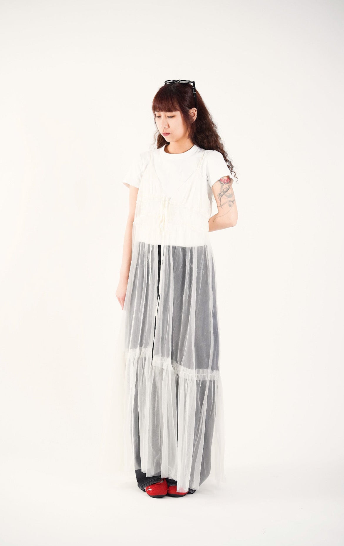 2-way Tulle Camisole Dress