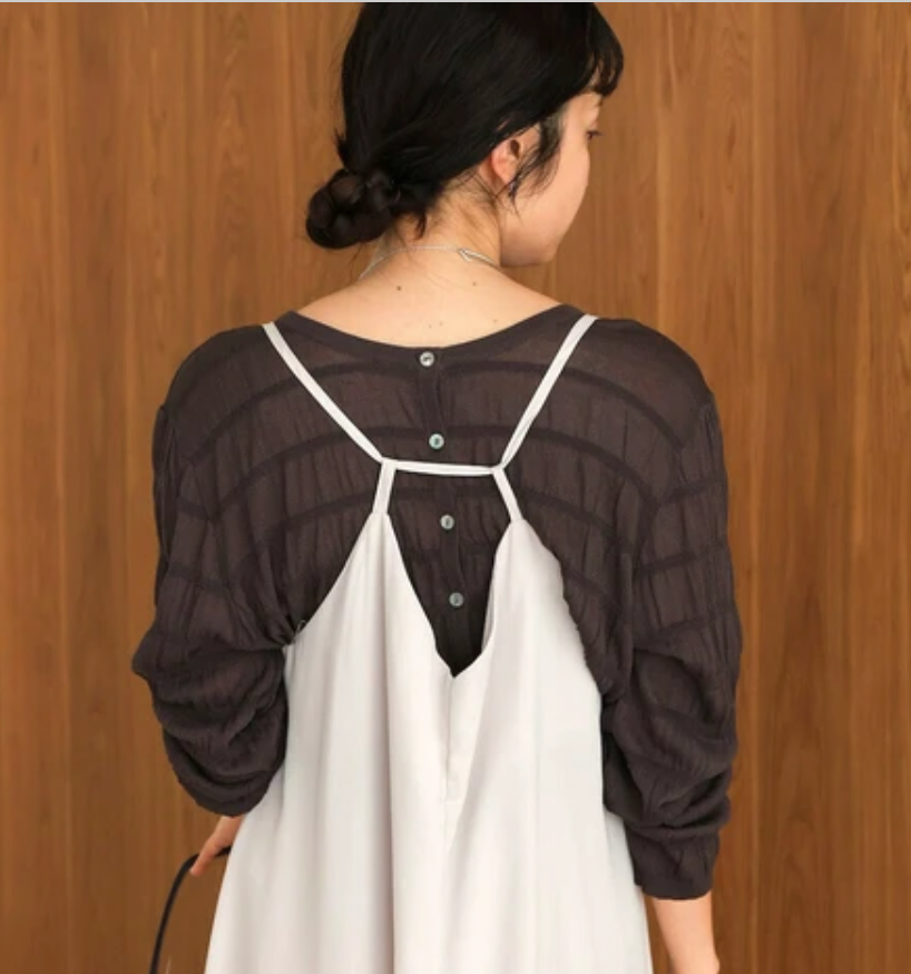 2-Way Shirring Front & Back Shirt