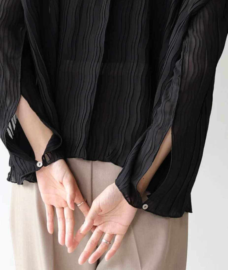 2-Way Button Blouse