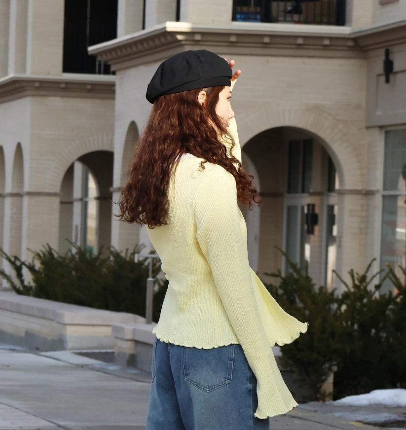 Flared Sleeve Cardigan