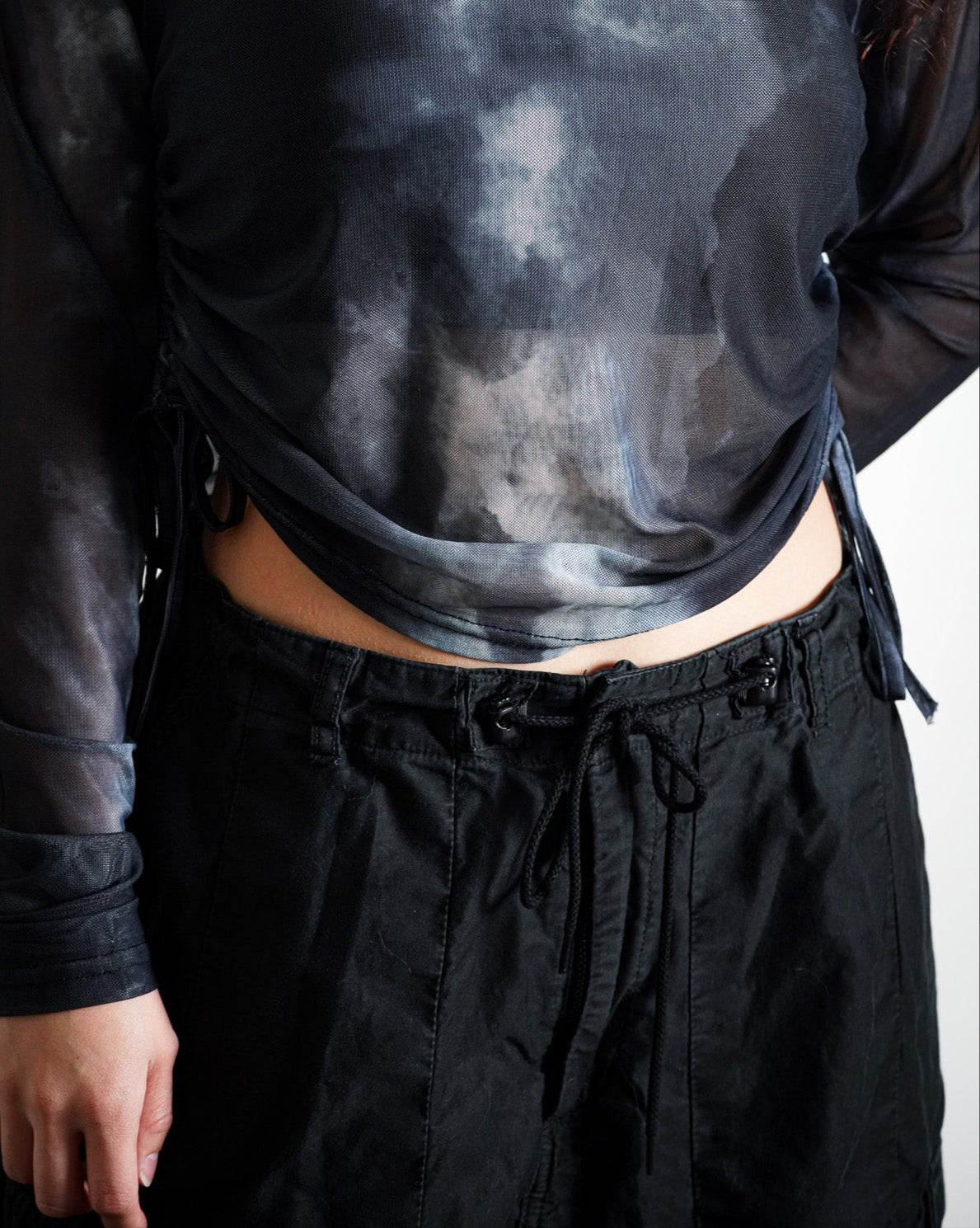 Sheer Long Sleeve Top