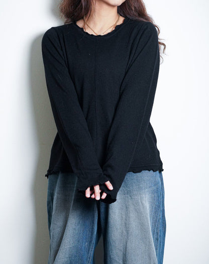 Super Soft Ruffled Edge Top