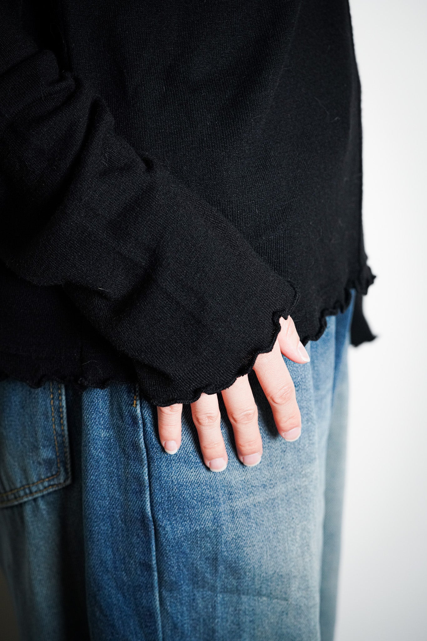 Super Soft Ruffled Edge Top