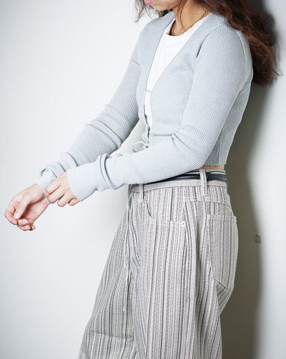 Tie-front Cropped Top