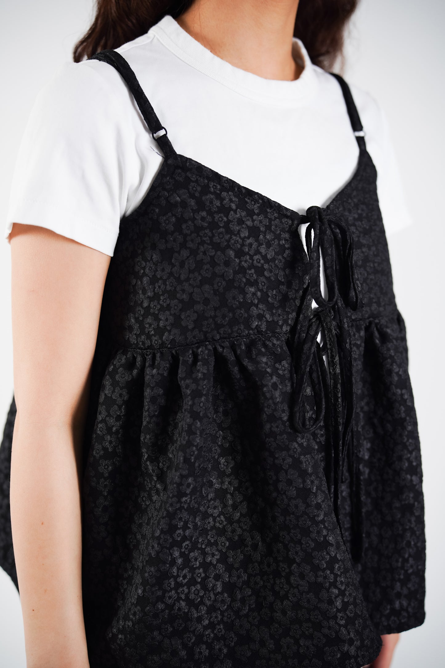 2-Way Floral Bustier Tunic Top