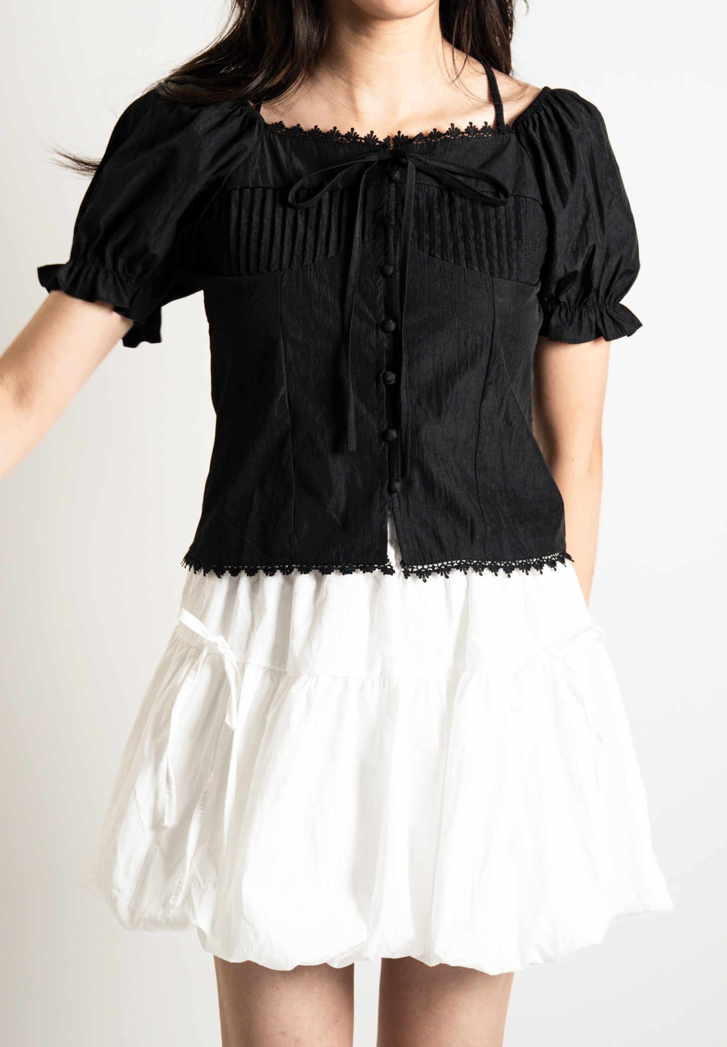 Puff Sleeve Off Shoulder Blouse
