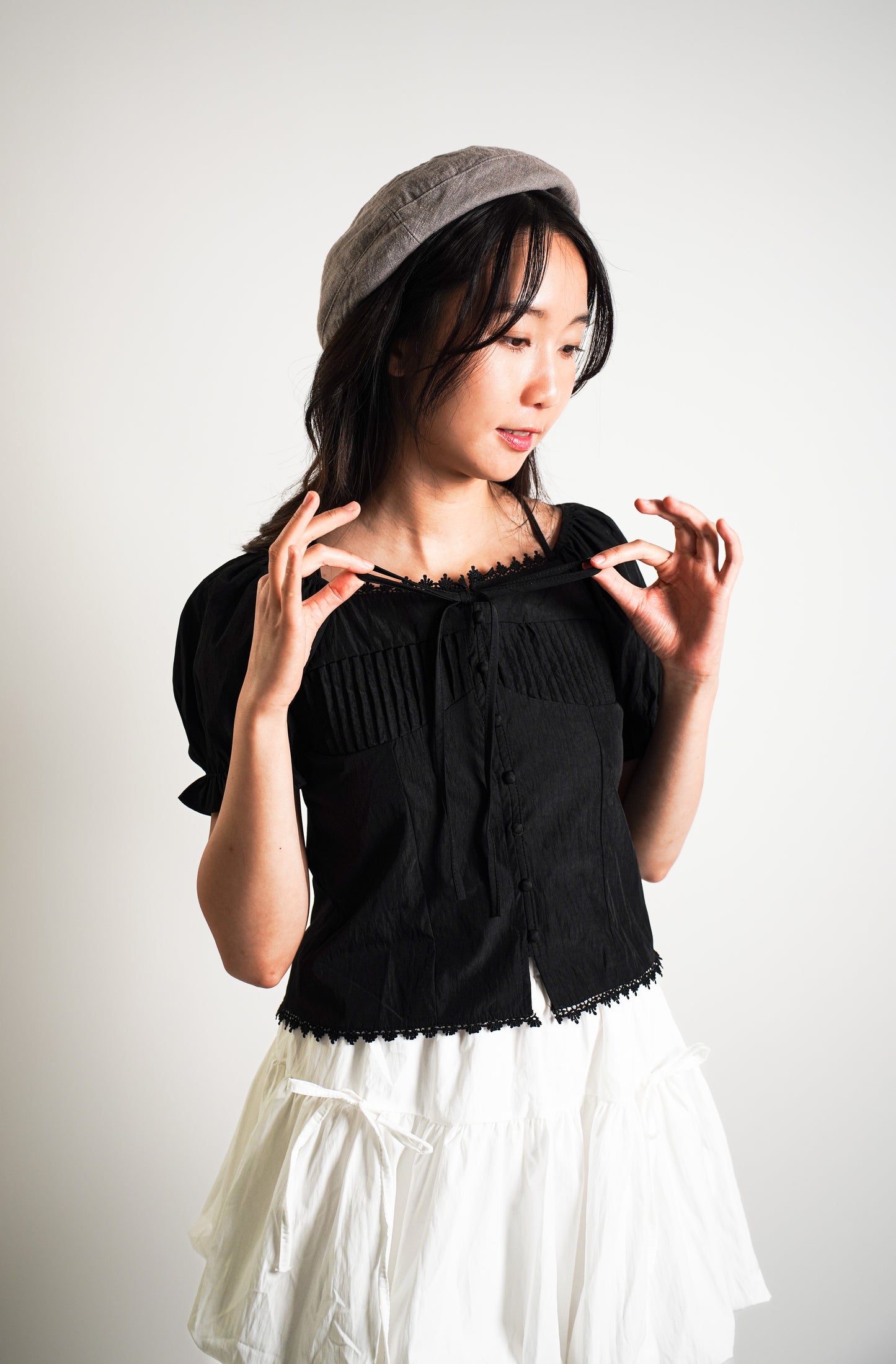 Puff Sleeve Off Shoulder Blouse