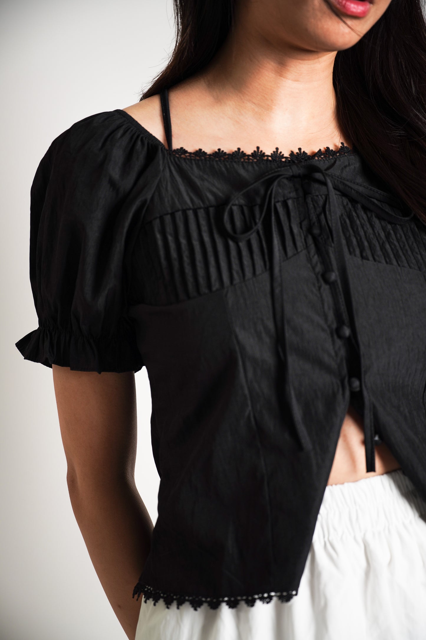 Puff Sleeve Off Shoulder Blouse