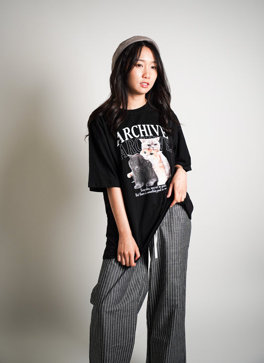 MEOW Graphic Oversized T-shirt
