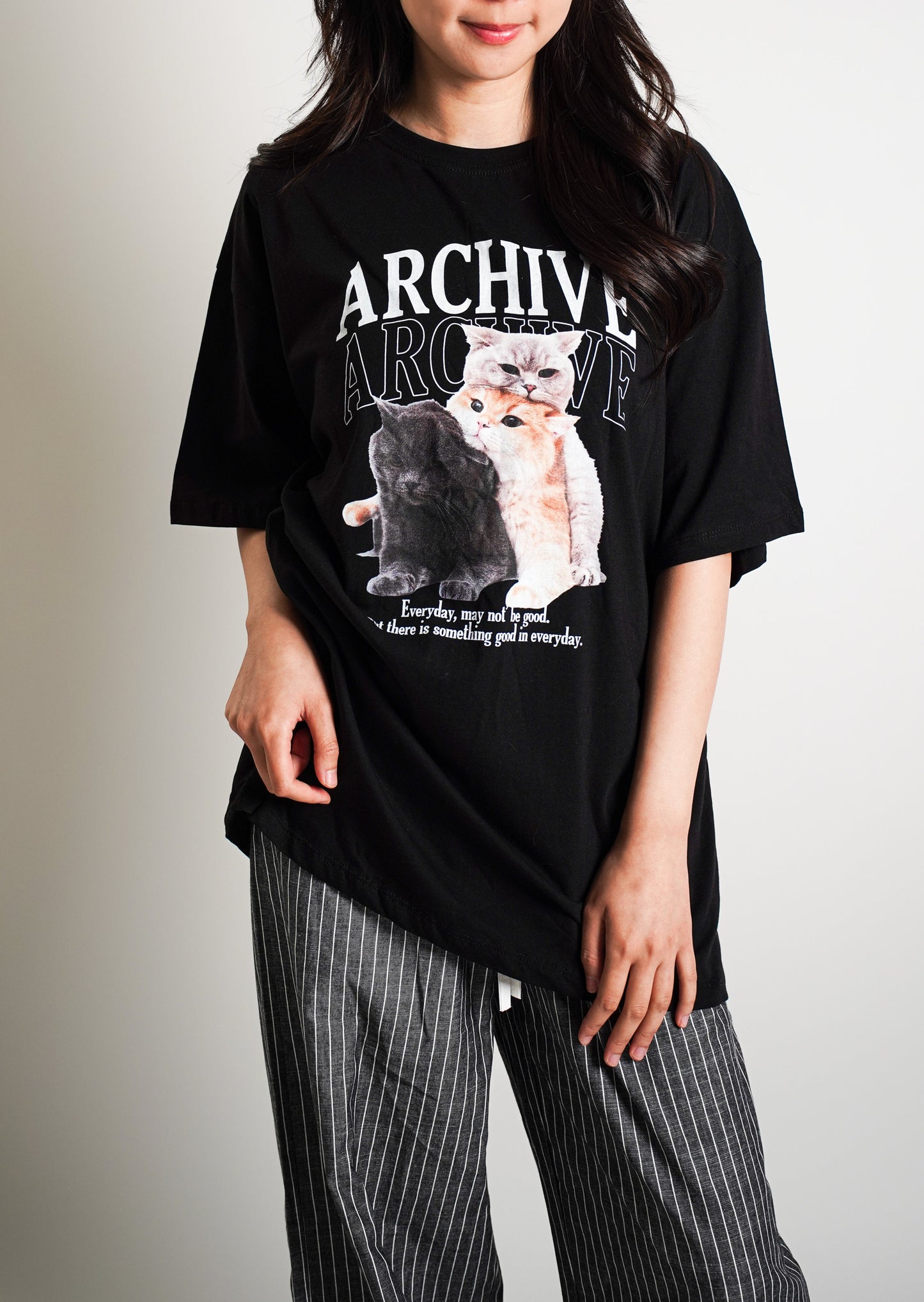 MEOW Graphic Oversized T-shirt