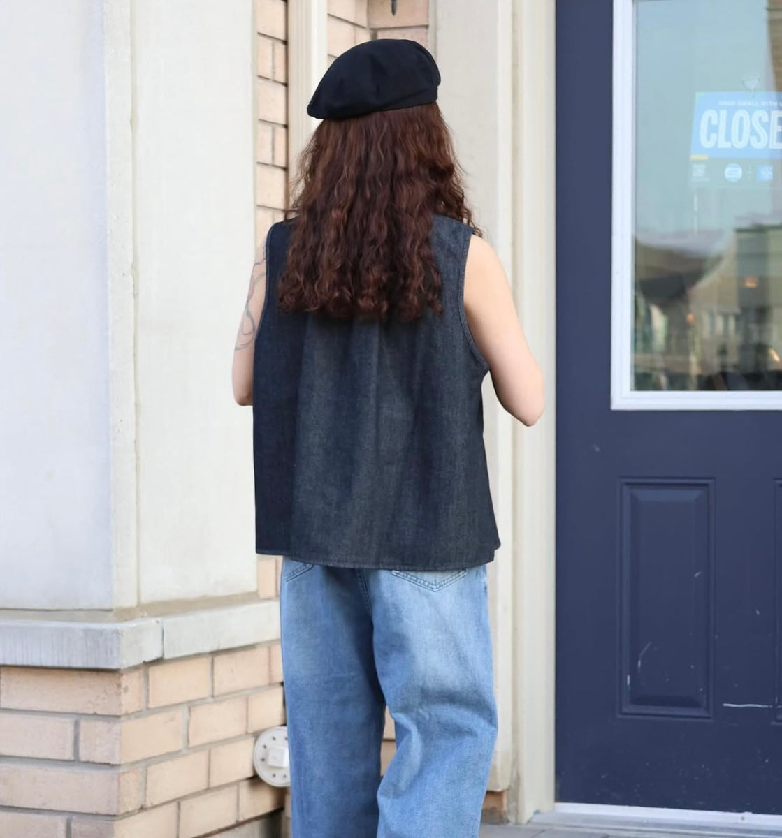 Front-Tie Layering Vest