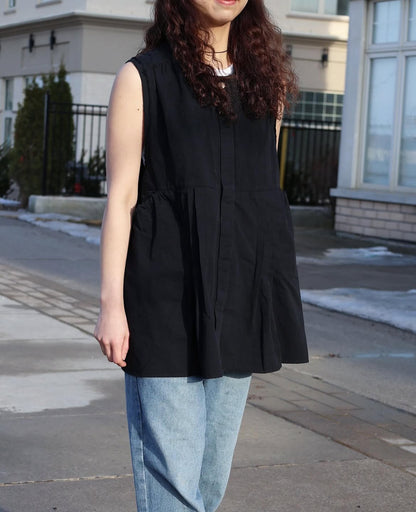 Front button vest
