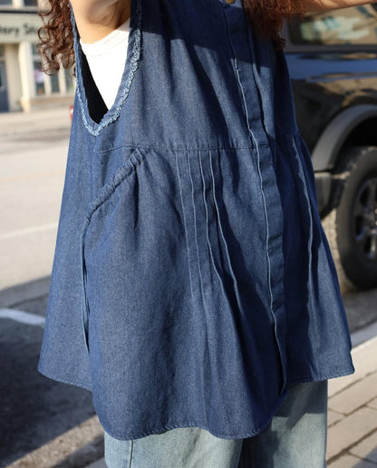 Front button vest