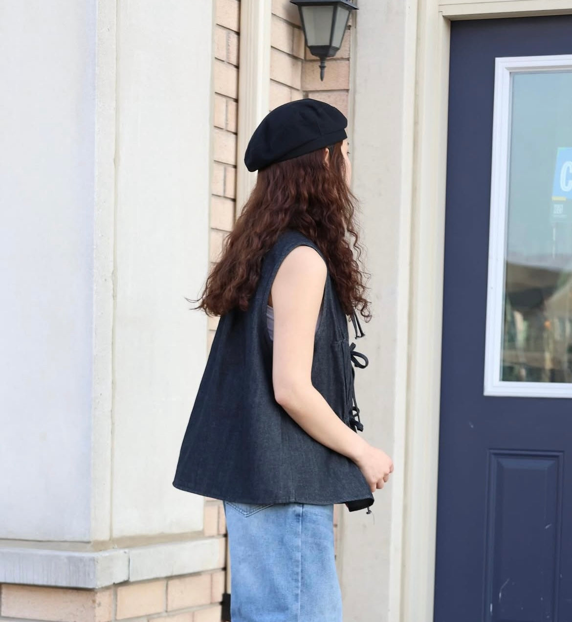 Front-Tie Layering Vest