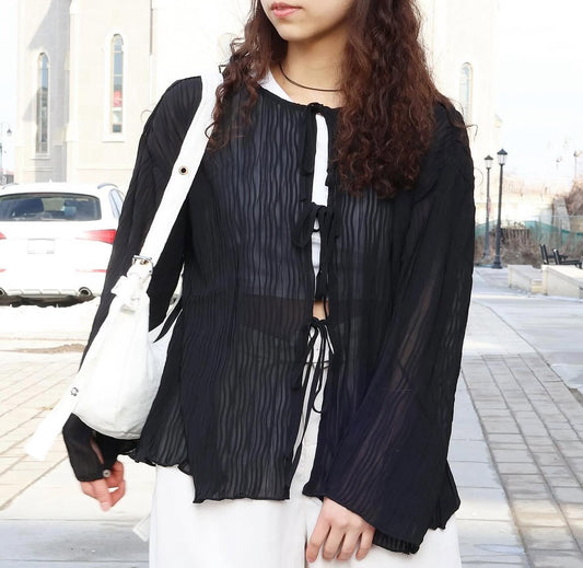 2-Way Button Blouse