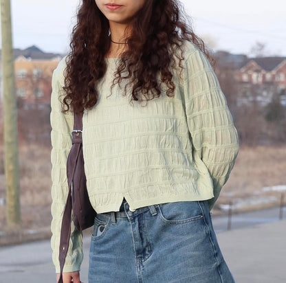 2-Way Shirring Front & Back Shirt