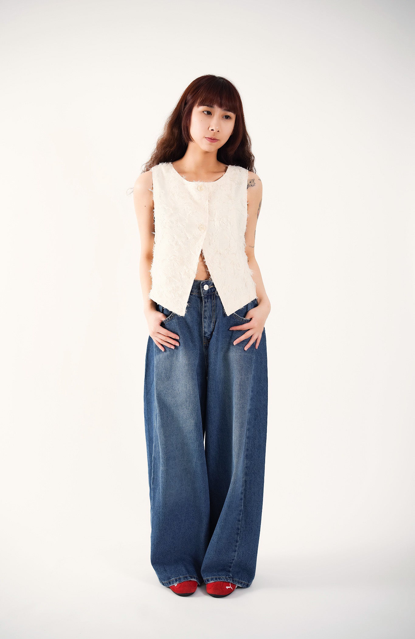 2-Way Shaggy Gilet
