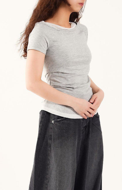 Dual-Tone Illusion Tee