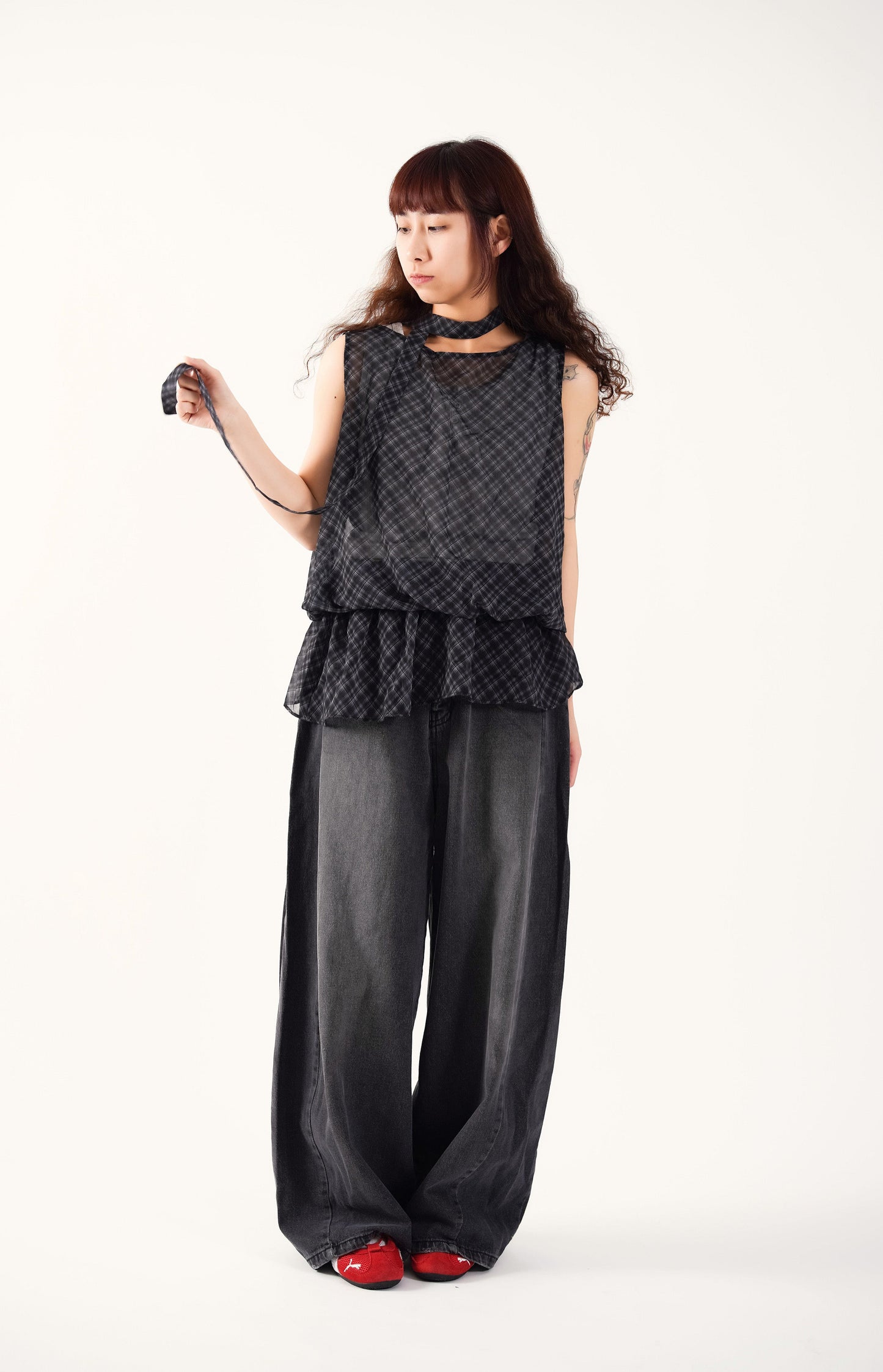 Easygoing Denim Flow Wide Jeans