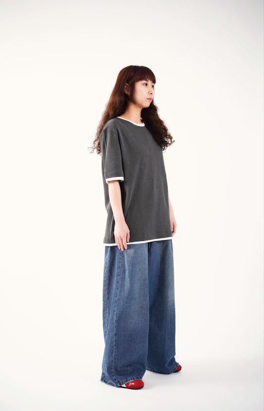 Charcoal Trim Tee