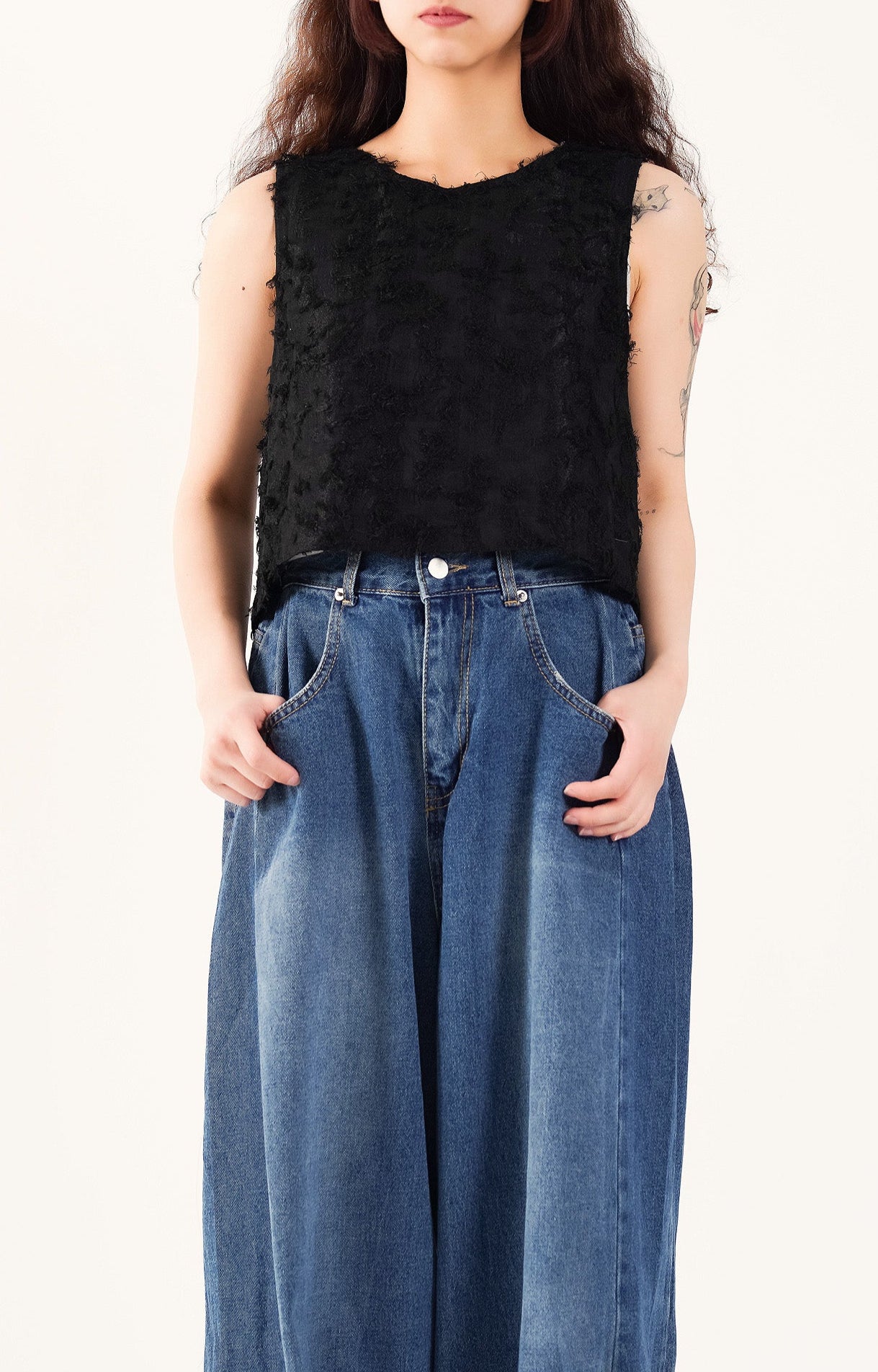 2-Way Shaggy Gilet