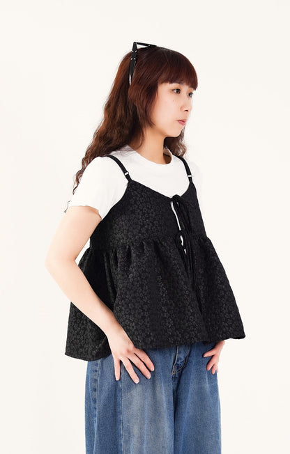 2-Way Floral Bustier Tunic Top