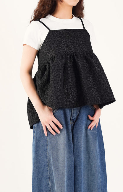 2-Way Floral Bustier Tunic Top