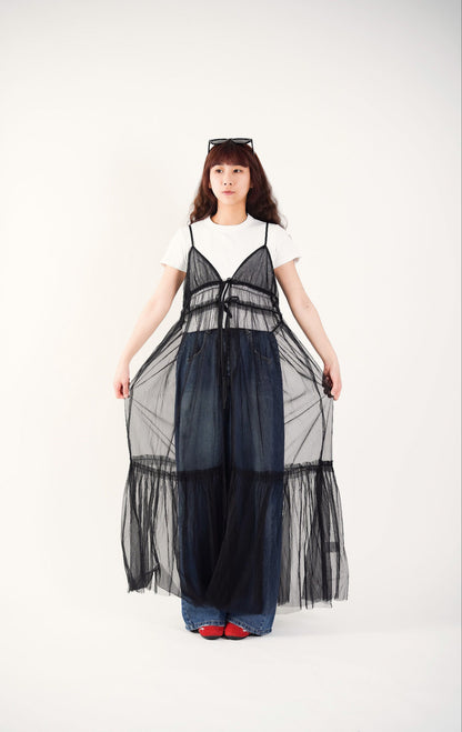 2-way Tulle Camisole Dress