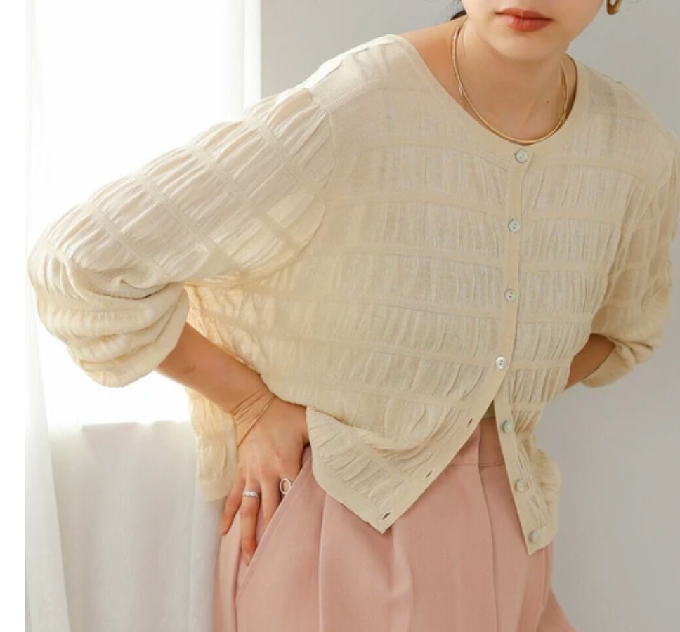 2-Way Shirring Front & Back Shirt