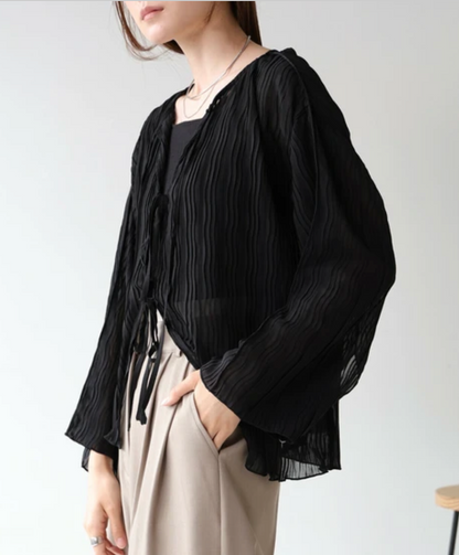 2-Way Button Blouse