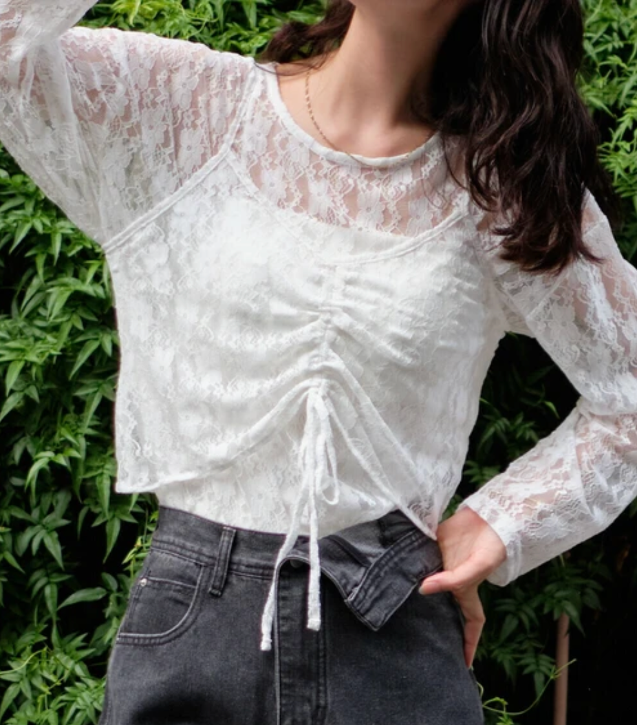 Camisole Shirring Bustier