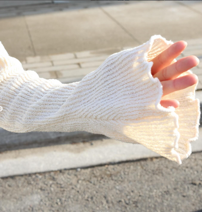 Flared Sleeve Cardigan