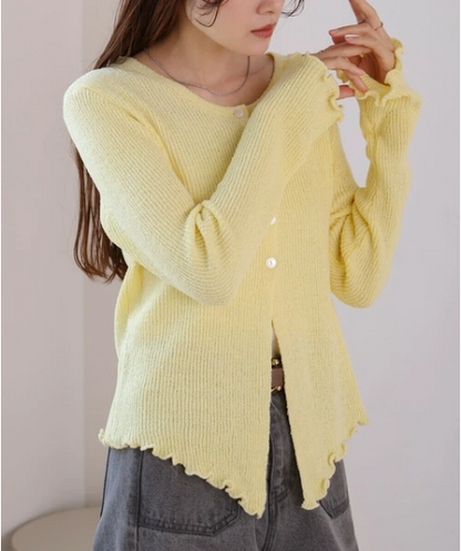 Flared Sleeve Cardigan